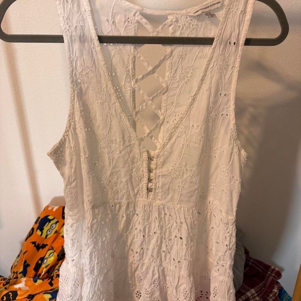 American-eagle Women's White Vest